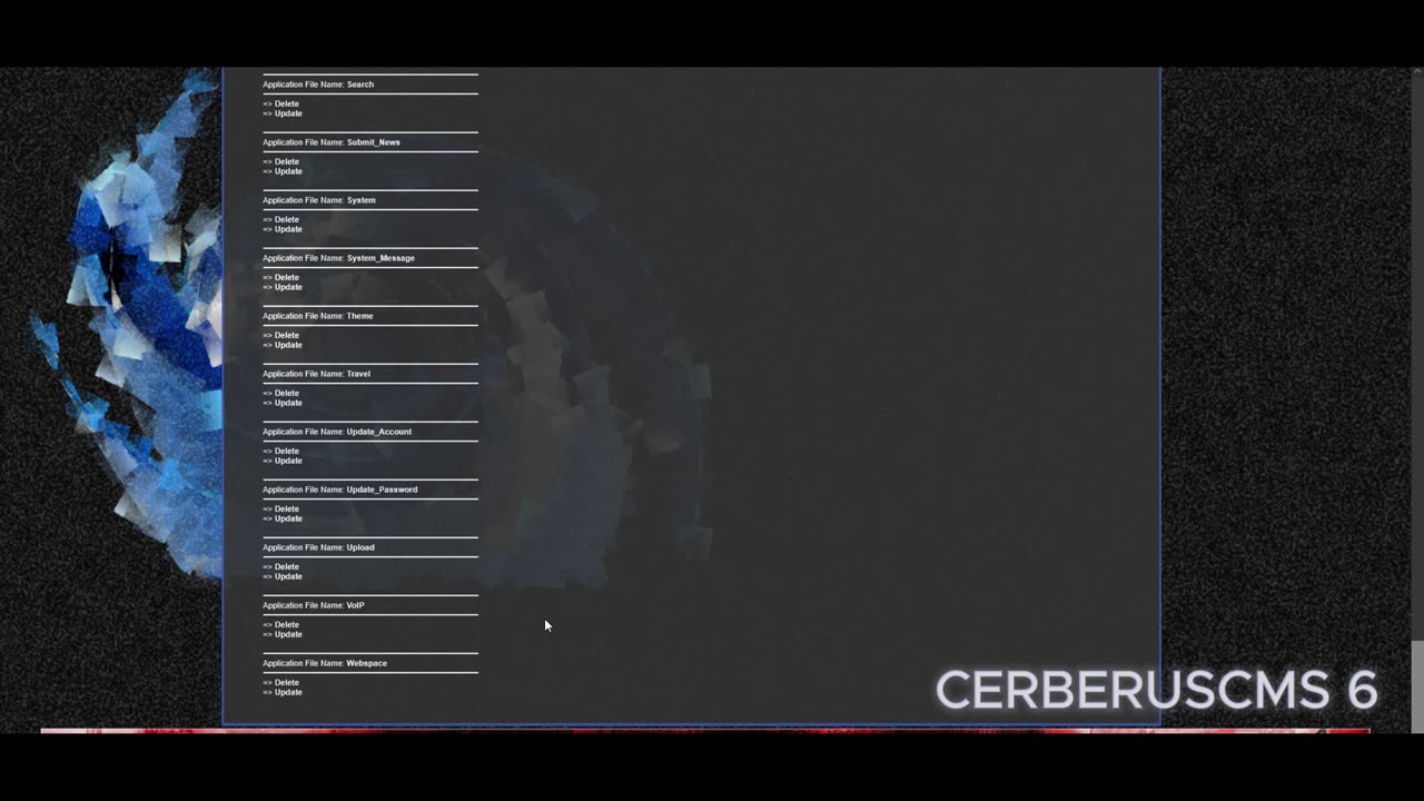 [2025-06-03] CerberusCMS - 6 - SVD - Application - Applications - Video File Part - 01 OF 03
