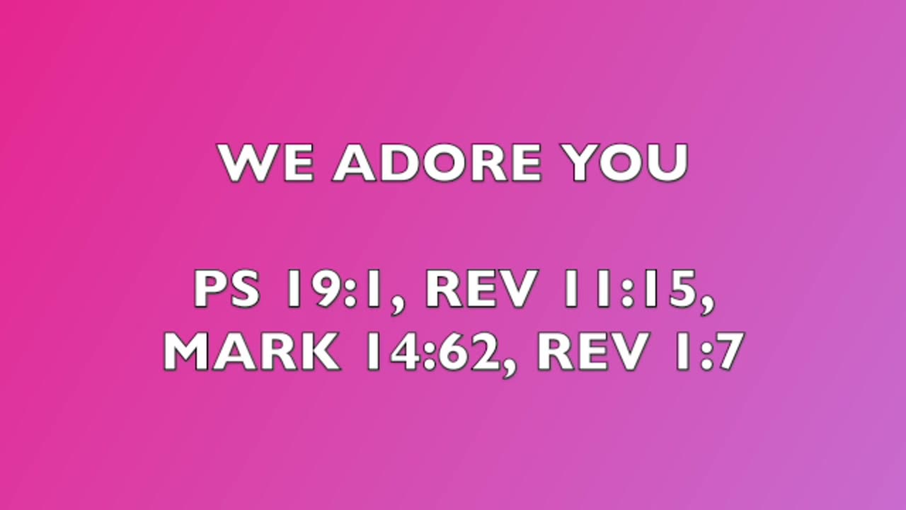 WE ADORE YOU