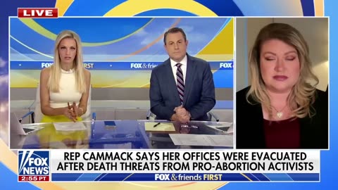 Due to death threats from far-left radicals, Rep. Cammack's offices were evacuated.