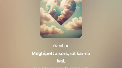 A szerelem karja (megzenésített vers)