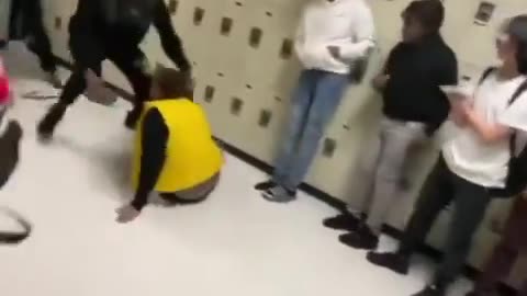 The Ape-Like Screeching As Blacks Brawl In The Hall