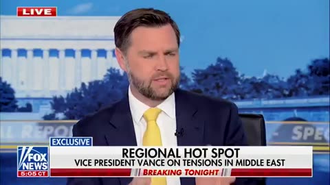 VP Vance reacts to the Israel-Iran ceasefire agreement announced by President Trump