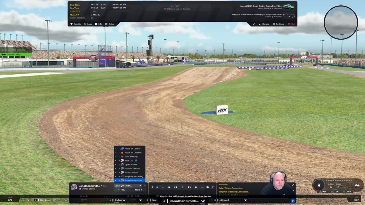 Trying my hand with dirt racing. iRacing 1440p