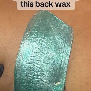 @nini_beautique Full Back Waxing with Sexy Smooth Coral Crush Hard Wax | Professional Wax Tutorial