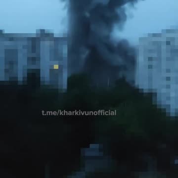 FAB Bomb Hits Kharkiv — Locals Cheer and Watch From Open Windows