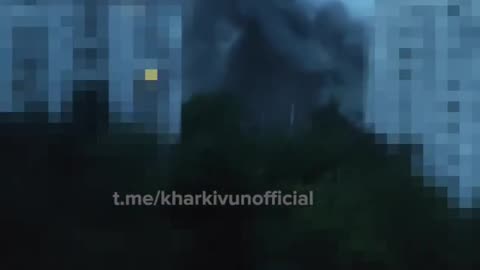 FAB Bomb Hits Kharkiv — Locals Cheer and Watch From Open Windows