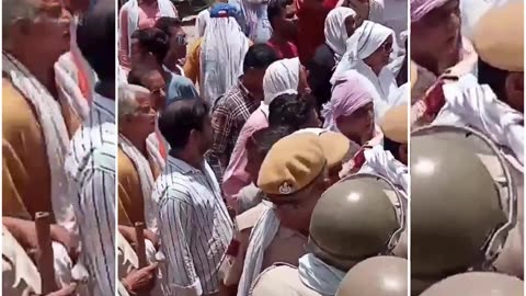 SHOCKING: Rajasthan Deputy SP Caught on Camera Striking Woman Constable During Congress Protest