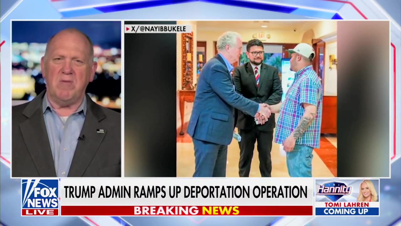 'You Were Complicit': Tom Homan Has Eight Questions For Democrats Who Travelled To See Abrego Garcia