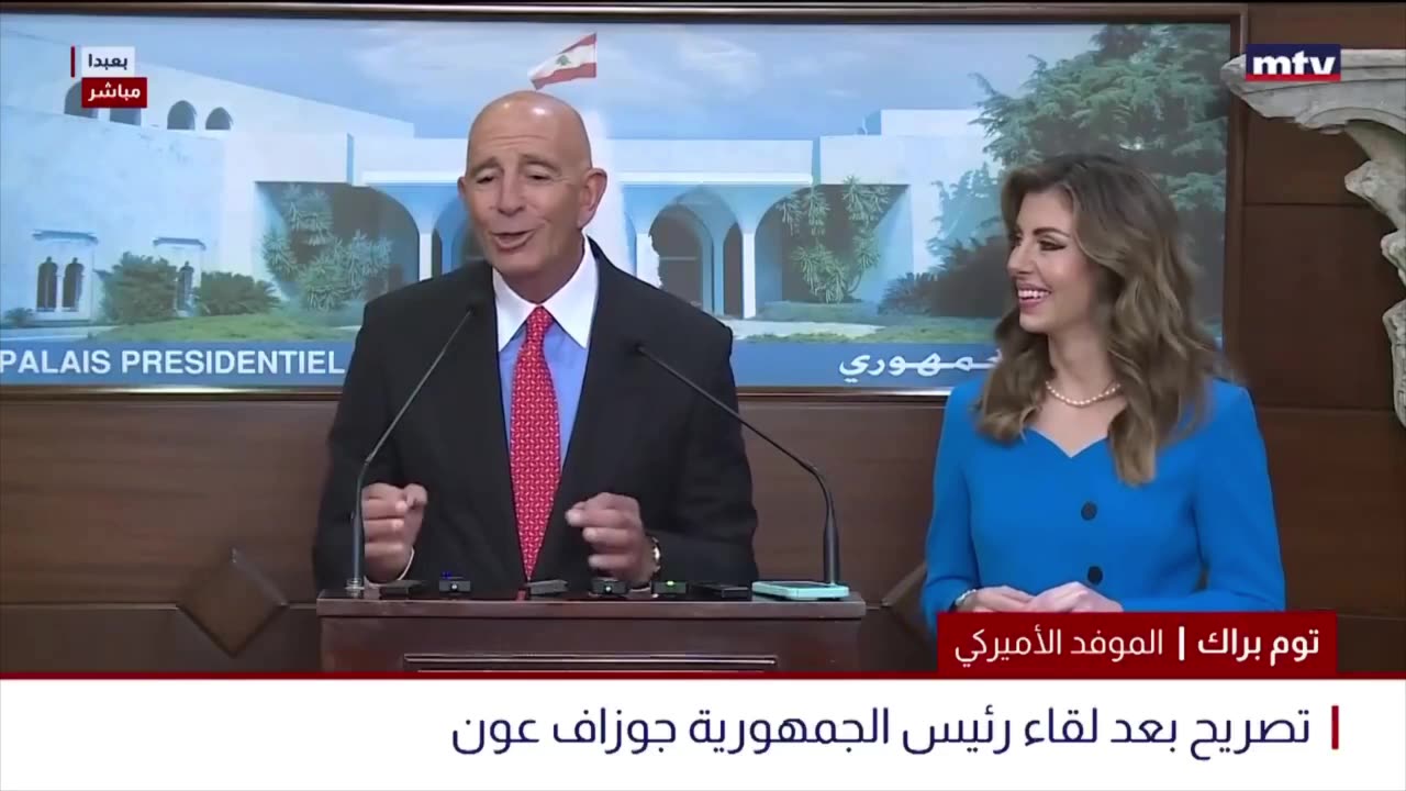 U.S. Envoy Tom Barrack calls Lebanese journalists 'animalistic'