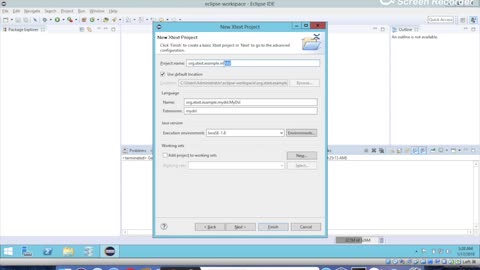Eclipse DSL tutorial: Create a simple Xtext project
