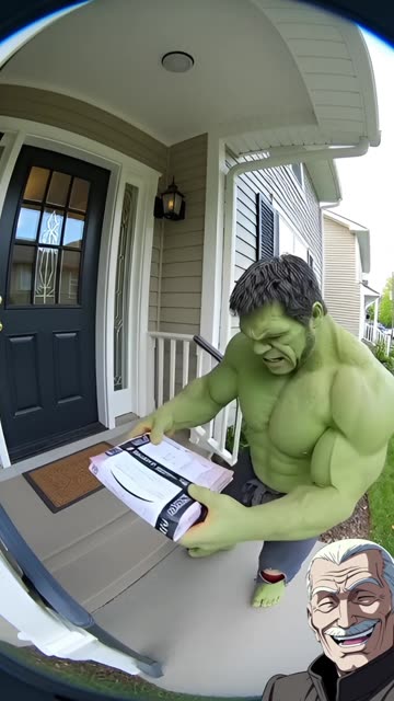The Hulk CAUGHT Stealing Packages on Ring Camera