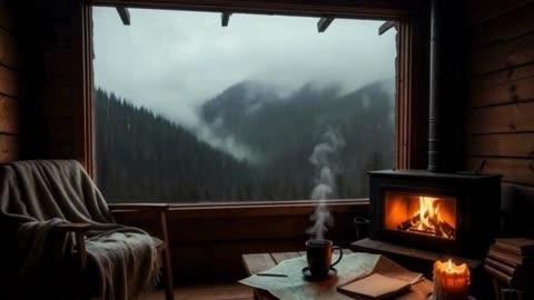 Cozy Forest Ambience - Rain Sounds For Insomnia Sleeping Within 10 Minutes Of Rain White Noise ASMR