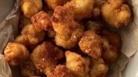 Cauliflowers crispy crunch snacks bite