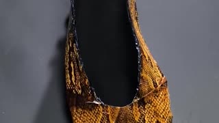 When the forest hands you snake skin, you craft footwear worthy of 5MC IG page🐍⚒️