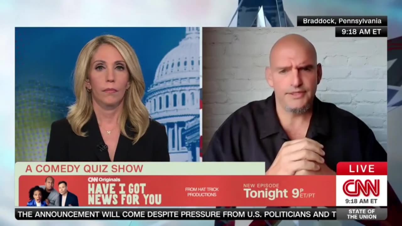 D-Sen Fetterman We Cant Shutdown The Govt For Democrat Priorities