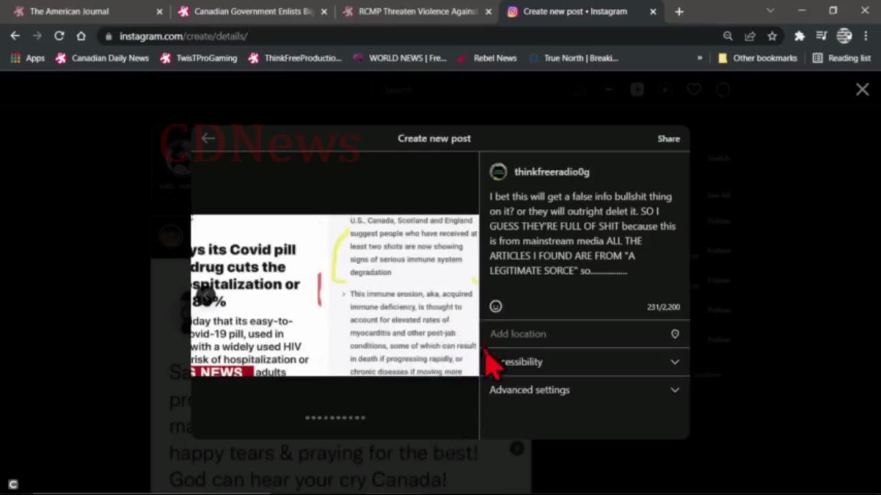 CDNews - BANNED VIDEOS - H I V in the JAB