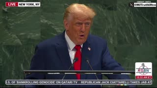 Trump to the UN - Your countries are being ruined!