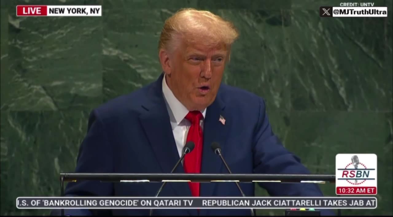 Trump to the UN - Your countries are being ruined!