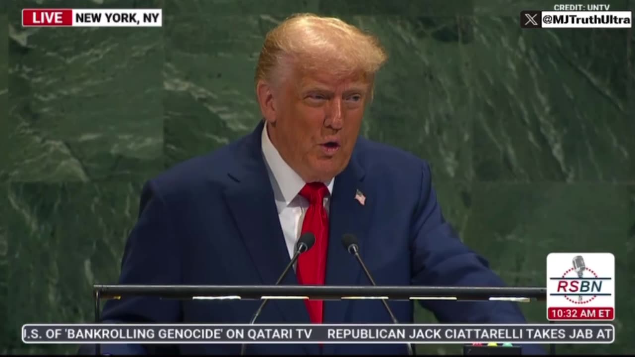 Trump to the UN - Your countries are being ruined!
