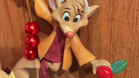 Disney Parks Jaq and Gus from Cinderella Figurine Ornament #shorts