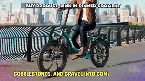 HillMiles MilePort 1 Electric Bike 250W Motor 36V 13Ah Battery 20"x3.0" Fat Tires Electric Bike