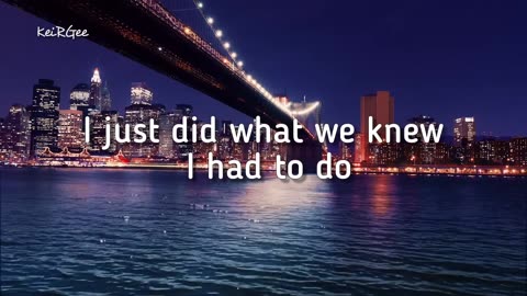 I'll Say Goodbye For The Two Of Us By Exposé @keirgee Lyrics Video