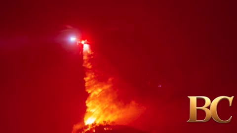Evacuations in California as huge wildfire rages through 1,000 acres