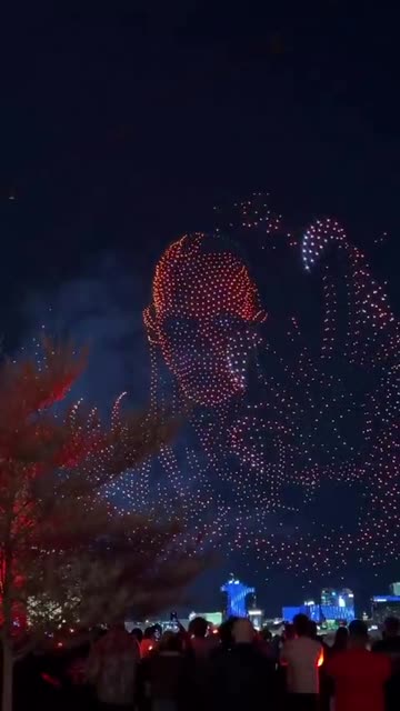 Las Vegas drone show 😮‍💨🔥