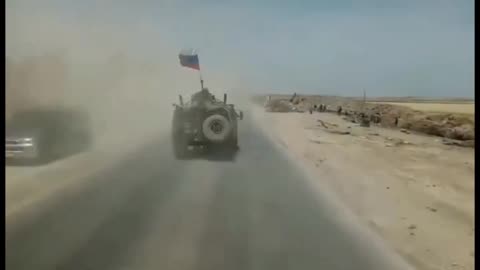 Russian and US Cavalry Meet in Syria, Wave and Move On