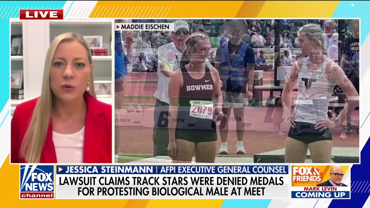 Lawsuit claims track stars were denied medals for protesting biological male at meet
