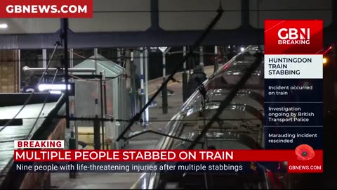 Mark White reads out a statement written by an eyewitness to the Cambridgeshire train stabbings