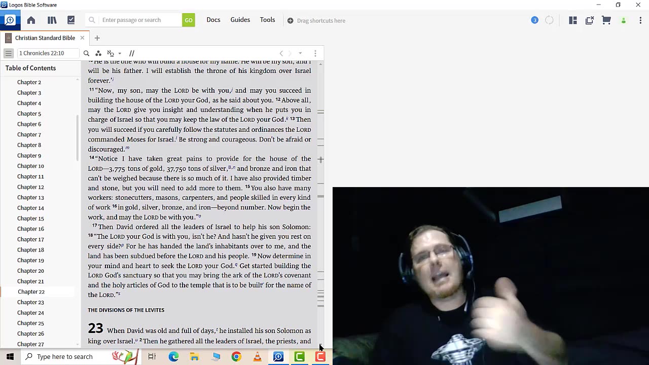 the temples construction planned for Solomon [The Bride of Christ]