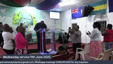 Wednesday service 11th June 2025