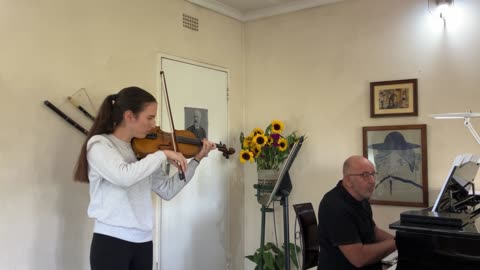 Sarasate, Playera. Zara-Chloe Winter (Violin) & Frank Sturgess (Piano)