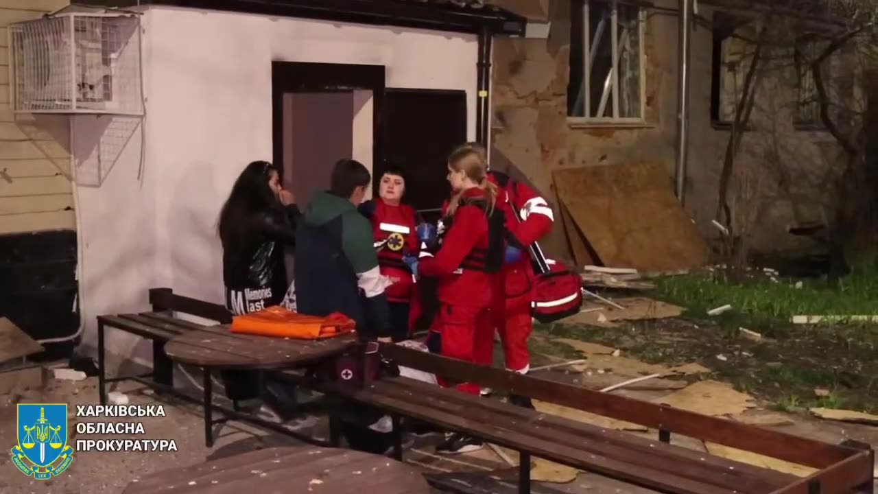 Consequences of the massive shelling of the city of Kharkiv