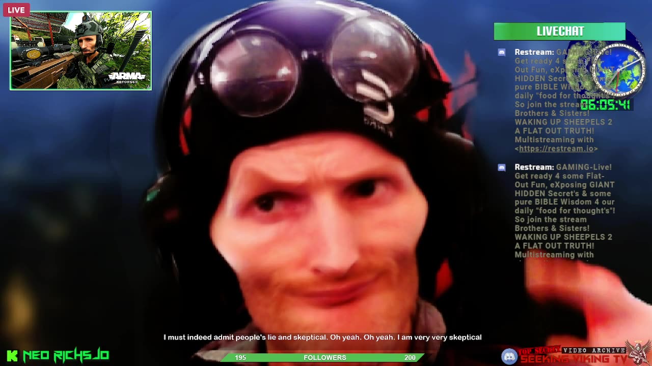 Norse Special Ops: Warfare In New Everon whit NASA Intel on the Flat Realm + Waking Up Sheepels!