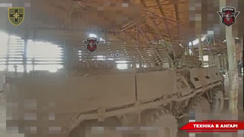 Russian Tanks Found Hidden in a Barn in Sumy Border Area