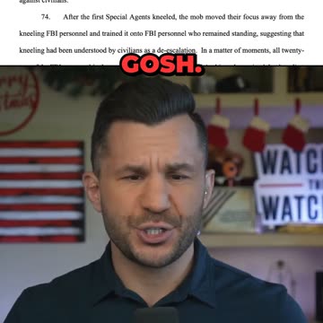 FBI Kneeling on January 6 TRIGGERS Furious Debate