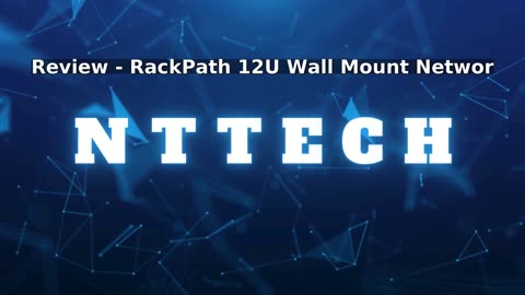 RackPath 12U Wall Mount Network Rack Cabinet – Quiet Cooling Fan, Locking Glass