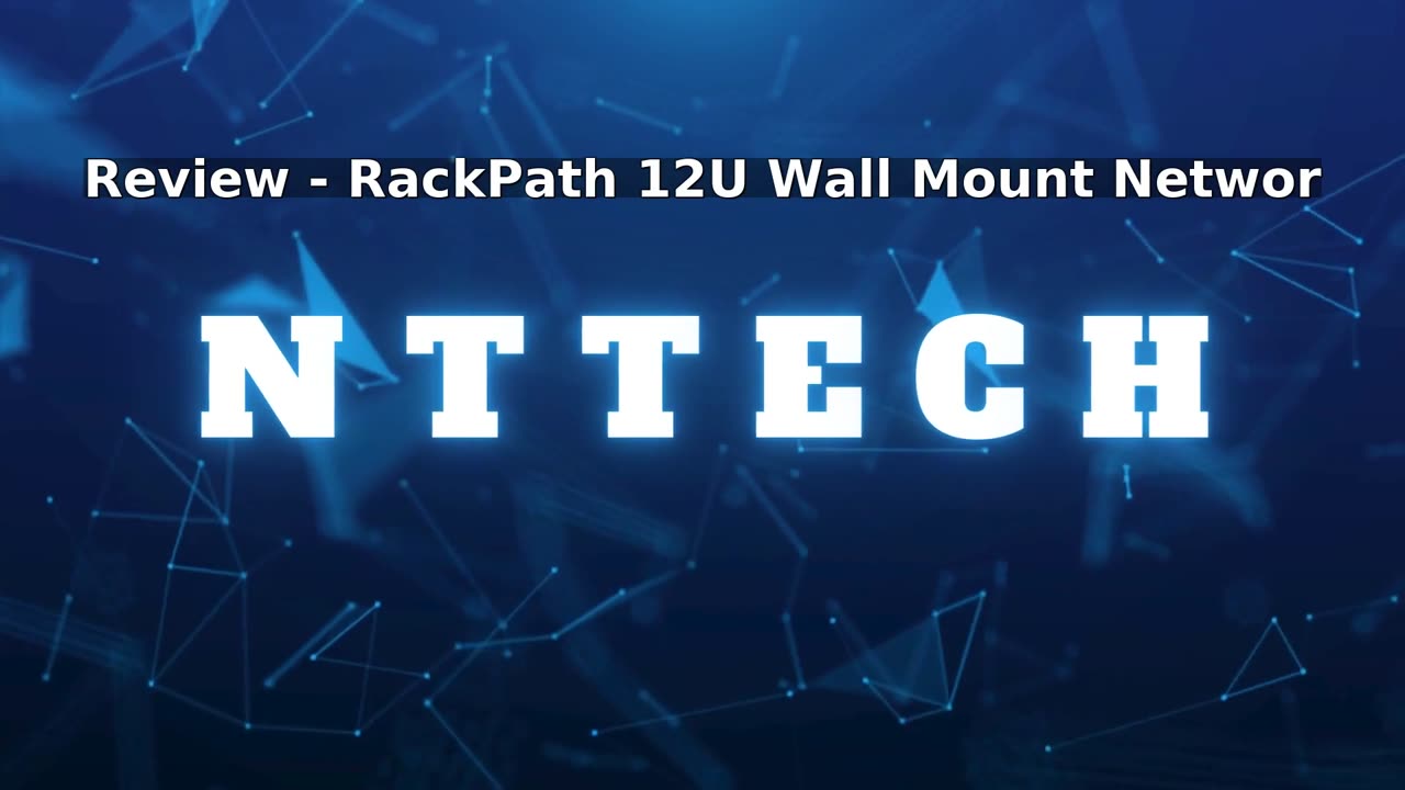 RackPath 12U Wall Mount Network Rack Cabinet – Quiet Cooling Fan, Locking Glass