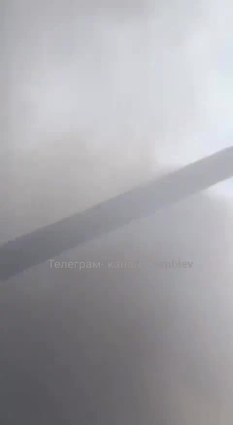 The moment of the arrival of the Russian anti-tank guided missile