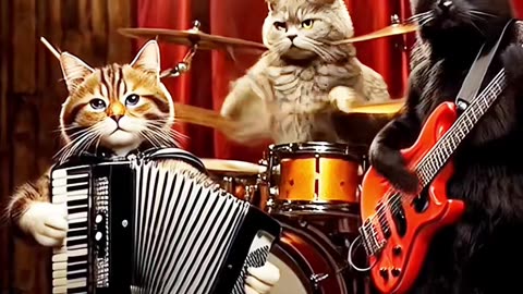BANDA: GATINHOS DO FORRÓ #cat #banda #ai #forró #sanfona #instrumen