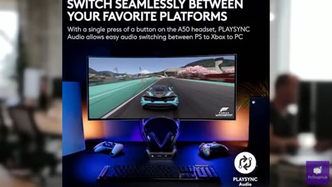 Logitech G Astro A50 Omni-Platform Wireless Gaming Headset + Base Station for PS