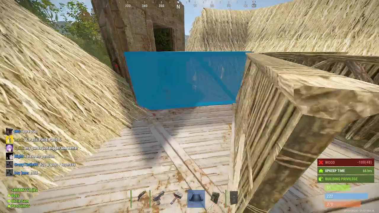 Rust time, Trio with the boys 5x server 800 poo