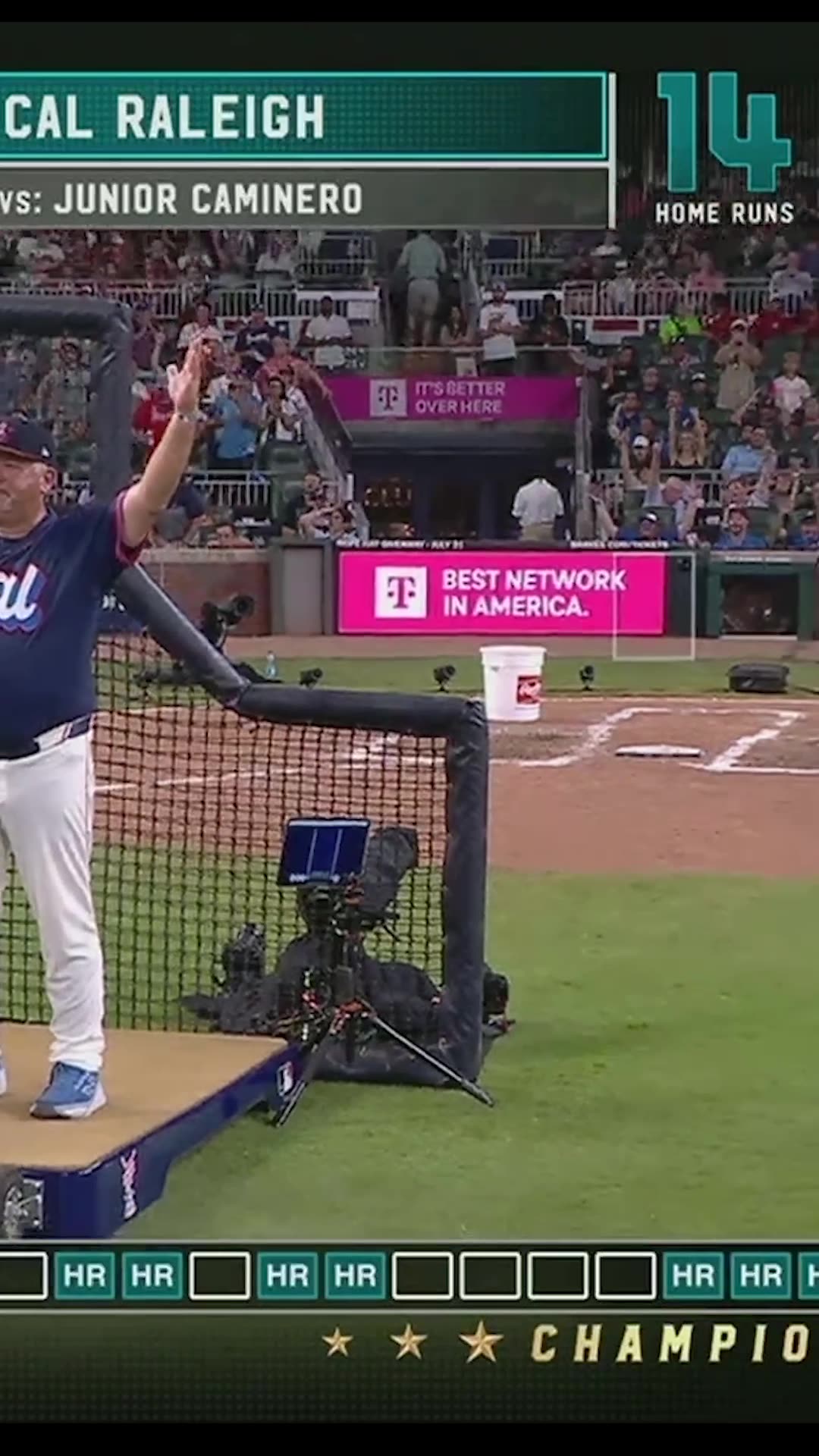 Cal Raleigh WINS the HR Derby!