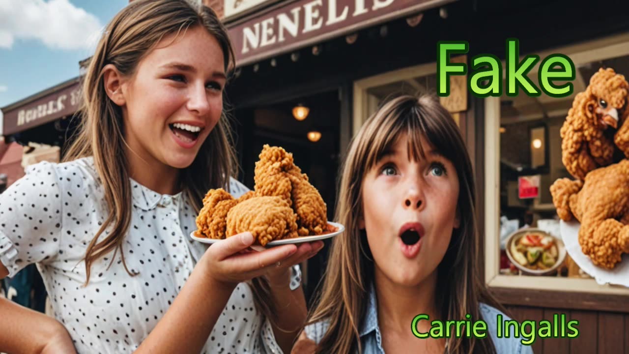 Real and Fake Pictures of Little House on The Prairie Comparison