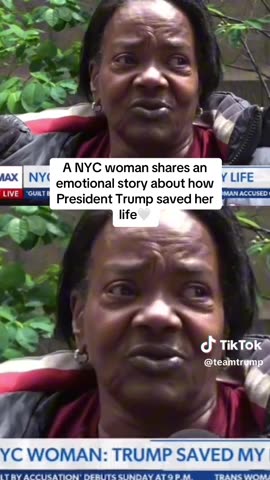 President Trump saved my life