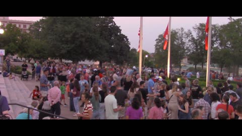 Memorial for Charlie Kirk at the Arkansas State Capitol 1