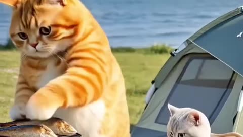 The cat's adventure: this is what happened