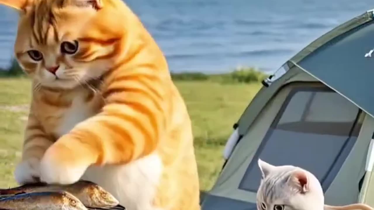 The cat's adventure: this is what happened